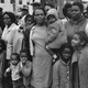 “This is the Poor People’s Campaign, 1968, but in Paterson, New Jersey. The people were out on the street, watching us march on our way to Washington. So we marched through six different towns on the way down. We’d sleep in their homes and churches.” 1968.